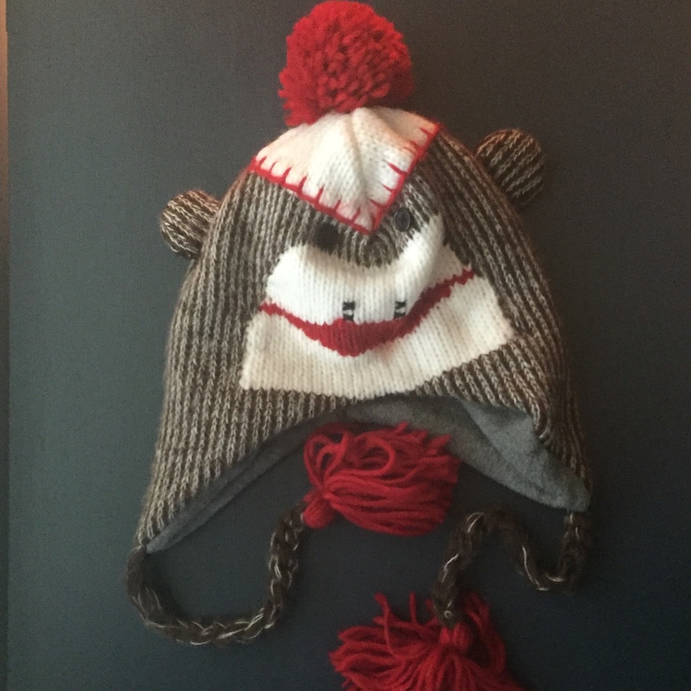 Sock monkey hat